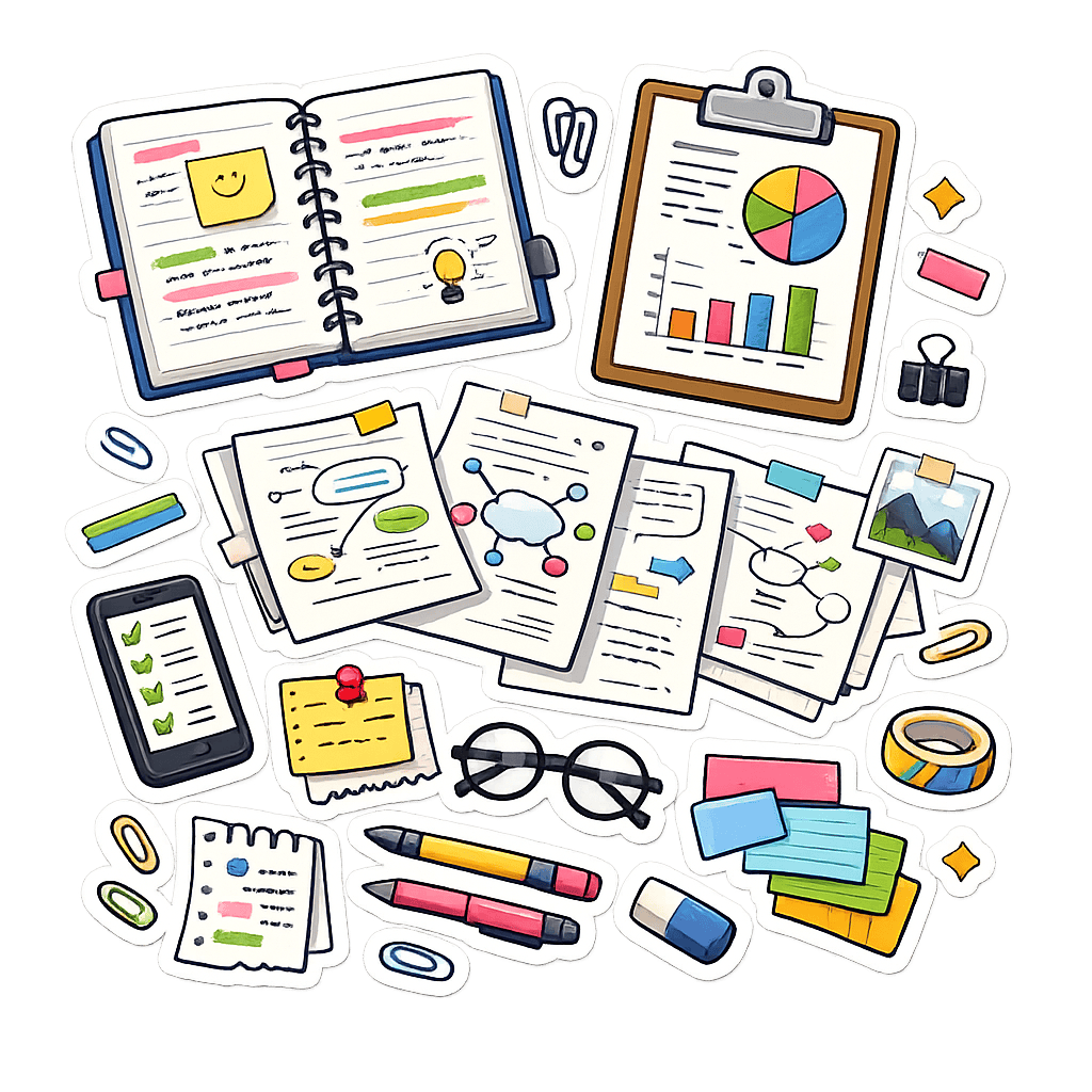 AI summary workspace generated from uploaded study materials